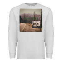 Dove Grey Twin Peaks City Limits Welcome Sign Vintage Premium Sweatshirt - longCreatives
