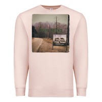Pale Pink Twin Peaks City Limits Welcome Sign Vintage Premium Sweatshirt - longCreatives