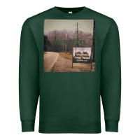 Sports Green Twin Peaks City Limits Welcome Sign Vintage Premium Sweatshirt - longCreatives