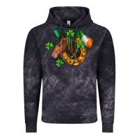 Horse With Horseshoe St. Patrick's Vintage Hoodie | Teevron