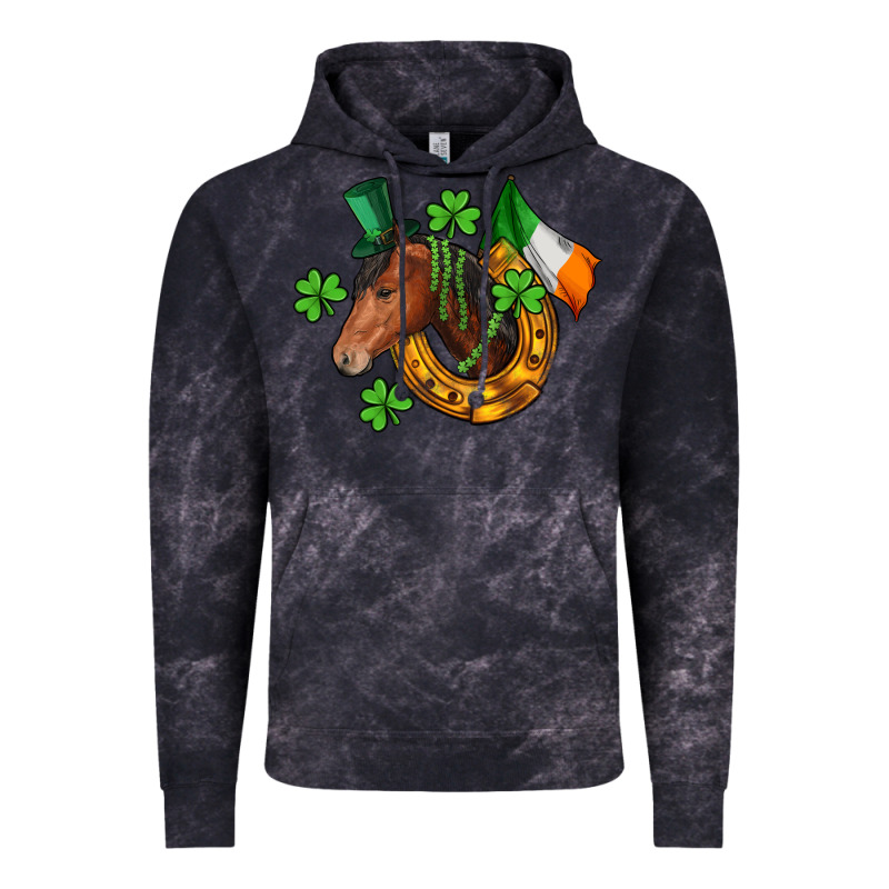 Horse With Horseshoe St. Patrick's Vintage Hoodie by CowGirlArtShop | Teevron