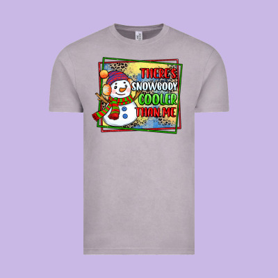 Theres Snowbody Cooler Than Me Vintage Tee Designed By Cowgirlartshop