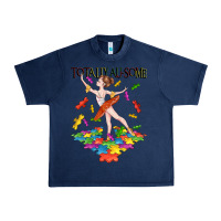 Navy totally au some Urban Heavy Tee - CowGirlArtShop