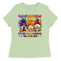 Matcha Hallothanksmas it's the most wonderful time of the Ladies Tee - NancyCooperArtShop