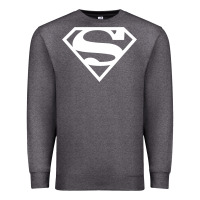 Supergirl White & Pink Shield Premium Sweatshirt | Teevron