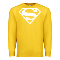 Lemon Supergirl White & Pink Shield Premium Sweatshirt - longCreatives
