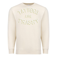 Sandshell Tattoos Are Trashy Funny Sarcastic Tattoo Gift Premium Sweatshirt - longCreatives