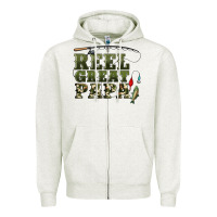 Reel Great Papa Zipper Hoodie | Teevron