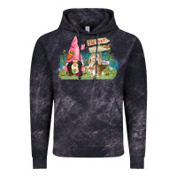 Cloud Black Easter gnome and rabbit egg hunt  Easter Day Vintage Hoodie - CowGirlArtShop