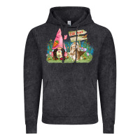 Vintage Black Easter gnome and rabbit egg hunt  Easter Day Vintage Hoodie - CowGirlArtShop