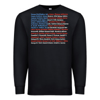 Black List of Presidents of the United States, Gift Premium Sweatshirt - longCreatives