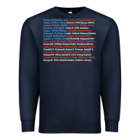 Navy List of Presidents of the United States, Gift Premium Sweatshirt - longCreatives