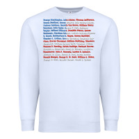 White List of Presidents of the United States, Gift Premium Sweatshirt - longCreatives