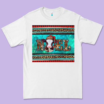 Western Christmas Baby Cow Noel Tumbler Premium Tee Designed By Jasminsmagicworld