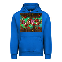 Cobalt love  and leopard with keys Urban Hoodie - AdoDesignShop