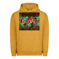 Pigment Peanut Butter love  and leopard with keys Urban Hoodie - AdoDesignShop