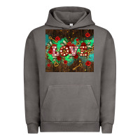 Pigment Tornado love  and leopard with keys Urban Hoodie - AdoDesignShop