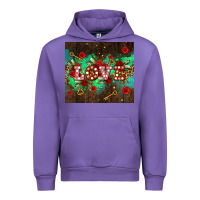 Tulip love  and leopard with keys Urban Hoodie - AdoDesignShop