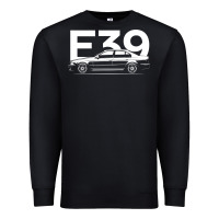 Black E39 5 Series  Car Silhouette Premium Sweatshirt - longCreatives