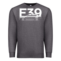 Charcoal Heather E39 5 Series  Car Silhouette Premium Sweatshirt - longCreatives