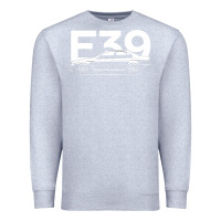 Heather Grey E39 5 Series  Car Silhouette Premium Sweatshirt - longCreatives