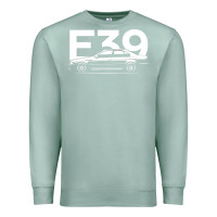 Seafoam E39 5 Series  Car Silhouette Premium Sweatshirt - longCreatives