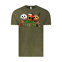 Vintage Olive merry christmas Vintage Tee - CowGirlArtShop
