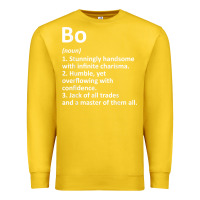 Lemon BO Definition Personalized Name Funny Birthday Gift Idea Premium Sweatshirt - longCreatives