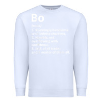 White BO Definition Personalized Name Funny Birthday Gift Idea Premium Sweatshirt - longCreatives