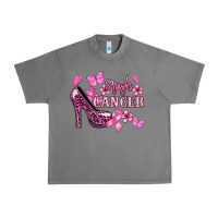 Tornado Crush Cancer with high heels Cancer Awareness Urban Heavy Tee - HowdyJamesFarm