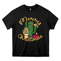 Black Cactus Christmas Heavy Core Tee - Bettercallsaul