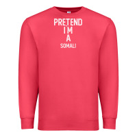 Cardinal pretend i`m a somali shirt funny halloween Premium Sweatshirt - longCreatives