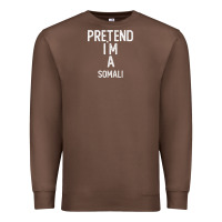 Chestnut pretend i`m a somali shirt funny halloween Premium Sweatshirt - longCreatives