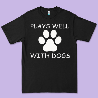 Plays Well With Dogs Premium Tee Designed By Bettercallsaul