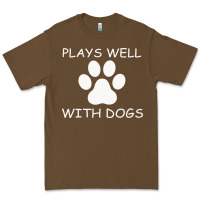 Cacao Plays Well With Dogs Premium Tee - Bettercallsaul