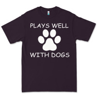 Plum Plays Well With Dogs Premium Tee - Bettercallsaul