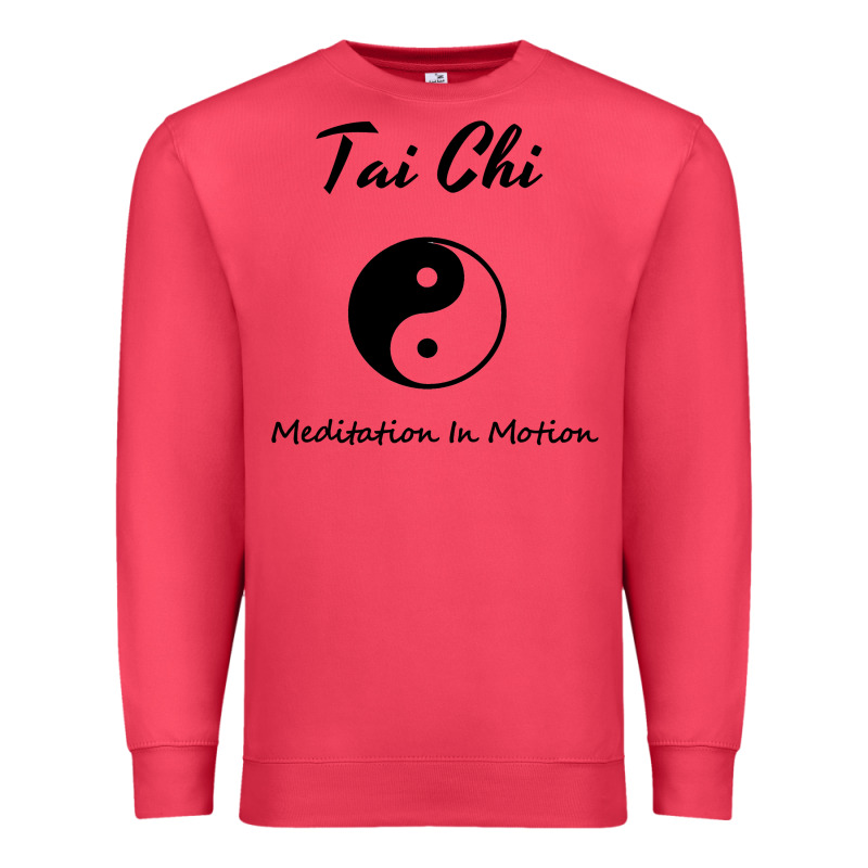 Tai Chi T, Meditation In Motion, Martial Arts Gift Premium Sweatshirt by longCreatives | Teevron