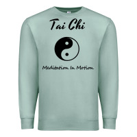 Seafoam Tai Chi T, Meditation In Motion, Martial Arts Gift Premium Sweatshirt - longCreatives
