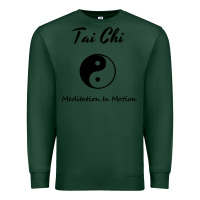 Sports Green Tai Chi T, Meditation In Motion, Martial Arts Gift Premium Sweatshirt - longCreatives