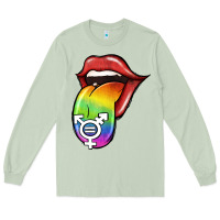 Matcha Pride LGBT Sign Tongue Long Sleeve Tee - Jasminsmagicworld