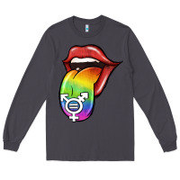 Smoke Pride LGBT Sign Tongue Long Sleeve Tee - Jasminsmagicworld