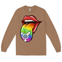Toasted Coconut Pride LGBT Sign Tongue Long Sleeve Tee - Jasminsmagicworld