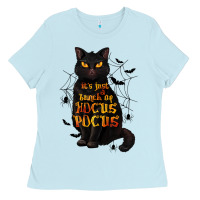Baby Blue It's Just a Bunch of Hocus Pocus Ladies Tee - texasbilliewilder
