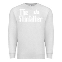 Oatmeal Heather The Skin Father Funny Dermatology Dermatologist Gift Premium Sweatshirt - longCreatives