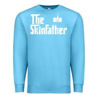 Ocean Blue The Skin Father Funny Dermatology Dermatologist Gift Premium Sweatshirt - longCreatives