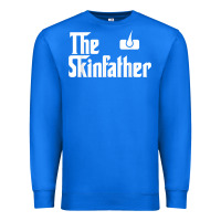 True Royal The Skin Father Funny Dermatology Dermatologist Gift Premium Sweatshirt - longCreatives