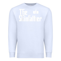 White The Skin Father Funny Dermatology Dermatologist Gift Premium Sweatshirt - longCreatives