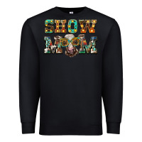 Black show mom brown calf eye glasses Premium Sweatshirt - BarkalooDesign