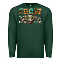 Sports Green show mom brown calf eye glasses Premium Sweatshirt - BarkalooDesign