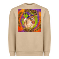 Mushroom Halloween Pomeranian Dog Heavyweight Sweatshirt - LillyAllenDesigns
